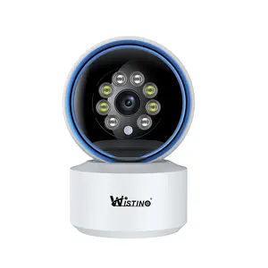 Wistino 1080P 5G Wifi Wireless CCTV Camera Indoor color Night Vision Audio Motion Detection 2MP Camera Security