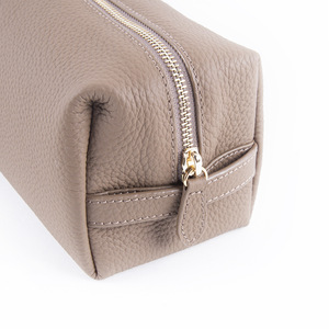 Portable <b>Makeup</b> Brush Bag PU Leather Water Resistant Soft Cosmetic Storage Pouch Open Travel Organizer Custom Logo Color <b>Case</b> - Product Image 3