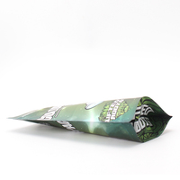 Snack avec fermeture à glissière de qualité alimentaire imprimé personnalisé pochette debout à fermeture éclair emballage holographique en plastique sac debout