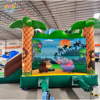 Vente flash Château gonflable AirFunPro Robot Warrior en PVC, toboggan gonflable pour enfants, jeu de maison, fête, saut, combo extérieur