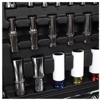Jeu de clés à douilles et cliquet multifonctionnel de 222 pièces à 72 dents - Trousse à outils complète pour la réparation automobile et domestique