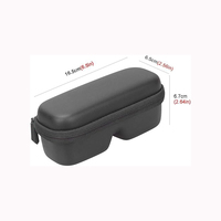 Étui de rangement EVA antichoc avec fermeture éclair métallique pour lunettes vidéo 3D AR OEM ODM, style simple et portable de 4 pouces, résistant à l'eau