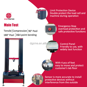 Équipement de machine d'essai de traction en caoutchouc servo de la couleur <span class=keywords><strong>ASTM</strong></span> D412 adaptée aux besoins du client par nouvelle conception - Product Image 3