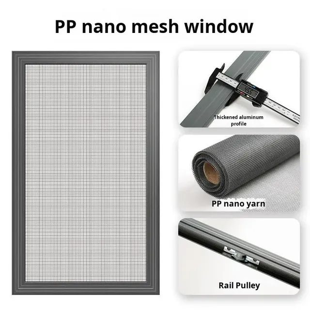 Micro-Welded Pet Proof Screen High-Transparency Stainless Steel Window Mesh Roll with Welding & Bending Services