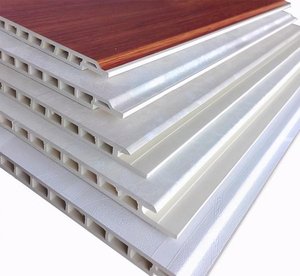 Panneau mural extérieur moderne ignifuge en fibre de bois de bambou intégré WPC/SPC/PVC plaque d'ingénierie pour les hôtels d'épissage sans couture - Product Image 4
