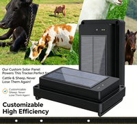 Kit de panneaux solaires personnalisable, adaptateur multi-angles étanche IP67 pour le suivi GPS 5G des bovins et des ovins