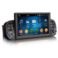 Erisin ES6558P Android 14 Autoradio Octa-Core DSP DAB SWC Tableau de bord GPS Navi CarPlay Écran partagé pour Fiat Panda Radio Auto