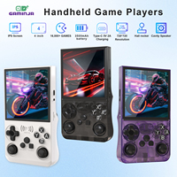 GAMINJA Nouvelle console d'émulation de jeux classiques HD de poche, console de jeux vidéo portable rétro Ps1 de 4 pouces
