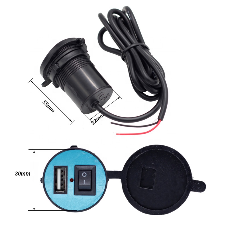 waterproof cigarette lighter usb charger Wireless Car Charger for Motorcycle Waterproof USB Adapter Switch with Cigarette  Lighter Phone Holder 12-24V Power Socket| Alibaba.com