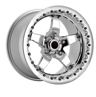 Jantes de voiture en alliage d'aluminium personnalisées, 1 pièce ou 2 pièces, à cinq branches, pour course de dragster, 16 pouces, 17x10J, 18x12J, 18x10J, 6x139.7/5x139.7, noires