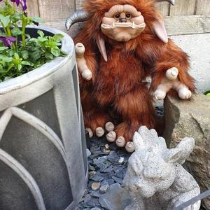 Personalizado 20CM sentado laberinto Ludo bebé peluche rojo Big-moused monstruo peluche juguete para regalo - Product Image 3