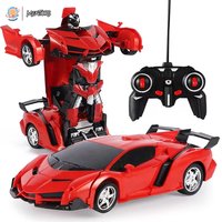 Coche RC Deportivo Transformable 2 en 1 a Escala 1/18, Robot Deformable con Control Remoto, Juguete para Niños, Regalo MENTORS