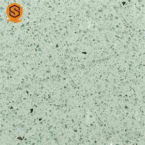 Hiện Đại Lớn Tấm Đá Nhân Tạo Cắt Kích Thước Đánh Bóng Loạt Hạt Trắng Tinh Khiết Tấm Thạch Anh Cho Counter Tops - Product Image 4