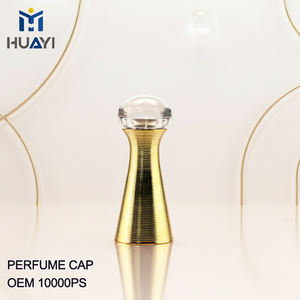 Tappo in Plastica per Bottiglia di Profumo 15.2mm, Tipo Clessidra di Lusso, Copertura Trasparente a Sfera - MOQ10000PS - Product Image 1