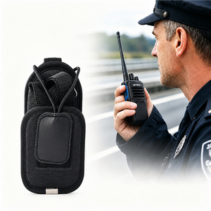 Bolsa de Nailon para Walkie Talkie con Correa para Hombro y Arnés de Pecho, Funda Táctica para Radio Bidireccional - Product Image 2