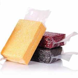 Customized Rice Packaging Bags Frozen Embossed Vacuum Bag Embossed Vacuum Sealed Nylon Food Bag on Roll