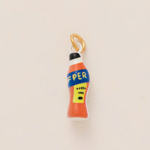 จี้เคลือบสีมือทำจากสแตนเลสอย่างดี รุ่น Showfay British Snack Soda Series สำหรับตกแต่งสร้อยคอ - Product Image 5