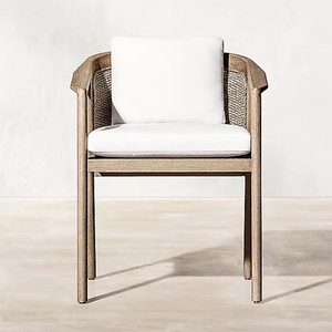 Muebles de Teca de Lujo, Juego de Comedor de Madera para Exteriores, Mesa y Sillas de Madera Sólida para Jardín - Product Image 4
