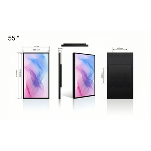 50 55 65 ''Độ sáng cao <span class=keywords><strong>Mini</strong></span> LED màn hình quảng cáo hoạt hình Android Treo Cửa Sổ Cửa hàng kỹ thuật số biển tự phục vụ - Product Image 3