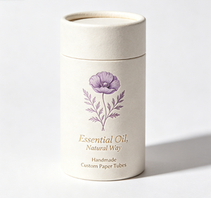 Essential Oil Paper Tube Craft Paper Uncoated Handmade Gold <b>Foil</b> Printing Custom Cosmetic Packaging - Product Image 1