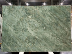 Union <b>Stone</b> Green Quartzite Luxury Lumistone Modern Polished Kitchen & Bathroom Big Slabs with 1 Year Warranty - Product Image 2