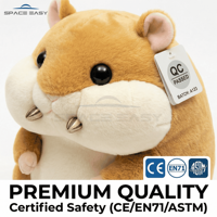 Juguete de Peluche de Hámster Gordo Personalizado OEM ODM, Muñeco de Peluche Kawaii, Venta al por Mayor, Diseño, Muestras, Producción en Masa, Proveedor Certificado