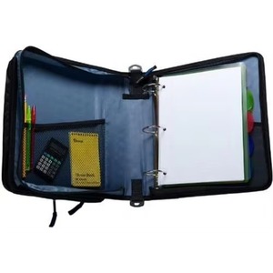 Échantillon Gratuit - Porte-documents BSCI personnalisé avec fermeture éclair et anneaux, pour CV et entretiens, avec logo personnalisé, pour présentations et dossiers - Product Image 4