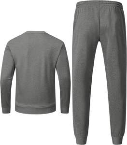 Vêtements de sport athlétiques décontractés pour hommes ensemble de survêtements 2 pièces hauts à manches longues et pantalons de jogging pour le jogging et les tenues - Product Image 1