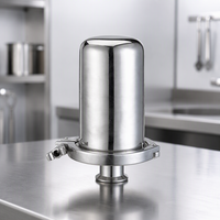 Boîtier de ventilation en acier inoxydable 316L de qualité sanitaire, électro-polissage, pour la stérilisation de l'air des réservoirs/conteneurs