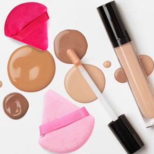 Borla de Maquillaje Triangular de Terciopelo con Logotipo Personalizado, Borla de Algodón para Fijar Maquillaje, Herramienta Cosmética Suave para el Rostro - Product Image 5