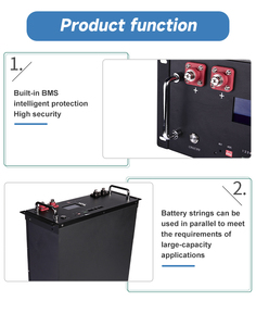 แบตเตอรี่ลิเธียมไอออนแบบทาวเวอร์สำหรับเก็บพลังงาน 51.2V 100AH 5.12kWh 4U แบบเรียงซ้อน 51.2V 100AH 5.12kWh 4U สำหรับบ้านพักอาศัย ระบบแอร์แบบแยกส่วน - Product Image 3