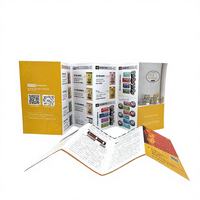 Brochures pliées en trois A4 A5, flyers publicitaires personnalisés, mini-brochures, service d'impression offset/numérique CMYK pour catalogues