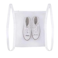 Logo personnalisé Fermeture Éclair Lavable Paresseux Machine À Laver Maille Sèche-Linge Lavage De Chaussures Sûr Sac De Nettoyage Filet