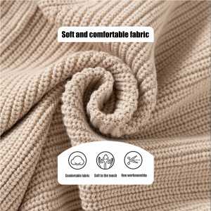 Chaqueta cálida y cómoda de invierno holgada de un solo pecho para niños, suéter cárdigan informal - Product Image 5