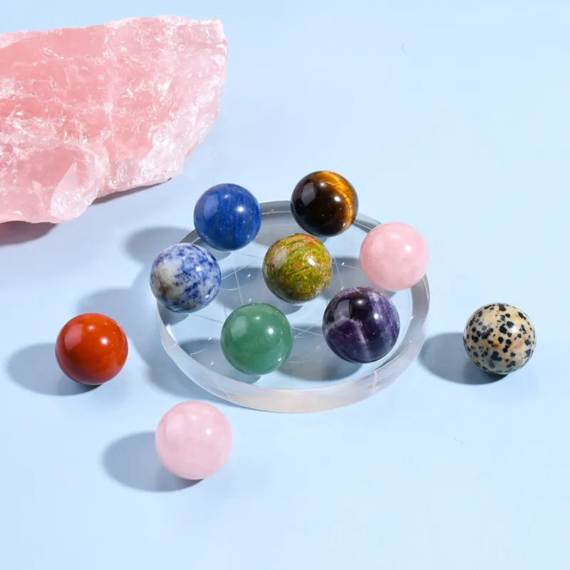 Piedras preciosas bolas esferas/piedras Semi-preciosas pelota/Bola de bola de cristal las esferas