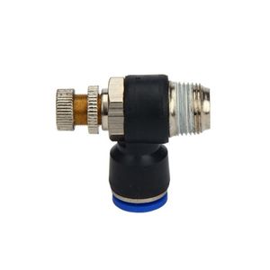 Zhaolong Pneumatic Throttling Valve <b>Quick</b> <b>Connector</b> SL8-02 Brass Air Hose Fitting For British Standard Threaded Connection - Product Image 5