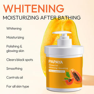 Gel Douche Moussant Exfoliant Éclaircissant et Hydratant Anti-Bactérien à la Papaye, Marque Privée Personnalisée, Lavant Corporel Blanchissant pour Zone Intime Féminine - Product Image 3