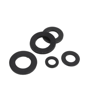 Rondelles de pare-chocs en <span class=keywords><strong>acier</strong></span> inoxydable 304 (18-8), rondelles plates noires pour vis et boulons, grandes rondelles de réparation pour usage domestique et industriel - Product Image 3