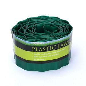 Vallas de Jardín Personalizadas Synkemi, Vallas Galvanizadas para Paisajismo, Cintas de Borde para Jardín y Césped, Estacas, Borde de Jardín Victoriano Corrugado - Product Image 1