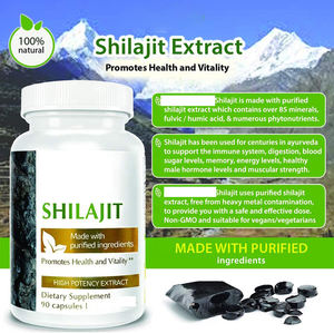Private Label OEM Plus Männer Gesundheit Kräuter Shilajit Wurzel extrakt Shilajit Kapseln Gummies - Product Image 5