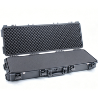 Valise robuste en plastique PP avec roulettes, mousse perforée, boîte de protection industrielle étanche et résistante pour instruments