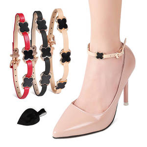 Pas de nœuds, talon auto-adhésif, <span class=keywords><strong>Anti</strong></span>-érosion, chaussures invisibles, <span class=keywords><strong>Anti</strong></span>-chute, doux et confortable, bande de chaussures en cuir PU, Kit de bracelets - Product Image 1