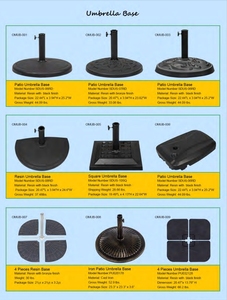 110lbs EUROPE Concrete/plastic/metal <strong>Heavy</strong> <strong>Duty</strong> Umbrella <strong>Base</strong>/holder Patio Stand Outdoor Umbrella/<strong>parasol</strong> Weight with Wheels - Product Image 3