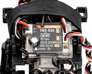 Voiture télécommandée électrique 4x4 FMS FCX24 K5 Blazer RTR à l'échelle 1:24 avec essieux portiques en ABS et nylon, radiocommande 2.4G, jouet de loisir - Product Image 2