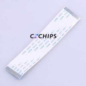 KH-FFC-A1.0-21P-100MM FFC Cable (Flexible Flat Cable) P=1mm Connector 21P 1mm 0.3mm Non-Inverting - Product Image 1