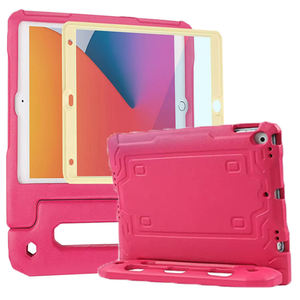 เคสแท็บเล็ต HGD สีสันสดใส ผลิตจาก PC+ซิลิโคน สำหรับ iPad Air 4 10.9 นิ้ว 2020 และ Pro 11 2018/2020/2021 พร้อมสายคล้องมือและไหล่ ช่องใส่ดินสอ และขาตั้ง - Product Image 1
