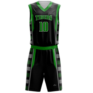 Diseña Tu Propio Uniforme de Baloncesto Personalizado para Adultos, Nuevo, Directo de Fábrica, Cosido, Impreso por Transferencia de Calor - Product Image 2