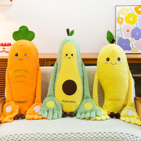 Jouet de sommeil amusant pour bébé, peluche avocat, carotte, mangue, jouet de sommeil pour enfants, rembourrage doux en coton PP