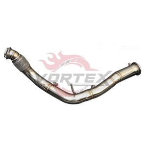 ท่อไอเสีย SS304เทอร์โบด้านหลังแบบเต็มสำหรับ Mercedes G350 2.0T ท่อไอเสีย valvetronic ทางออกด้านข้างแบบ W464พร้อมปลายคาร์บอน downpipe - Product Image 4