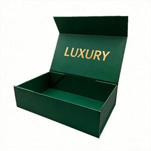 Luxury Rigid Cardboard Magnetic Folding <b>Box</b> | New Custom <b>Large</b> Logo Design Foldable <b>Gift</b> <b>Box</b> - Product Image 1